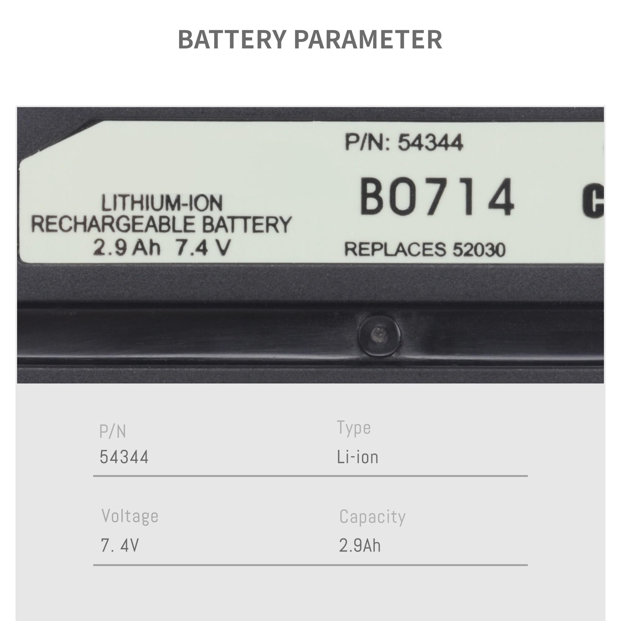 2900Mah Replacement Battery for Trimble 29518 46607 52030 54344 38403 5700 5800 Series R6 R7 R8 GNSS TR-R8 GPS MT1000 92670 92600 MA1805A DINI03 Rechargeable GPS Receiver Battery Part Number 54344