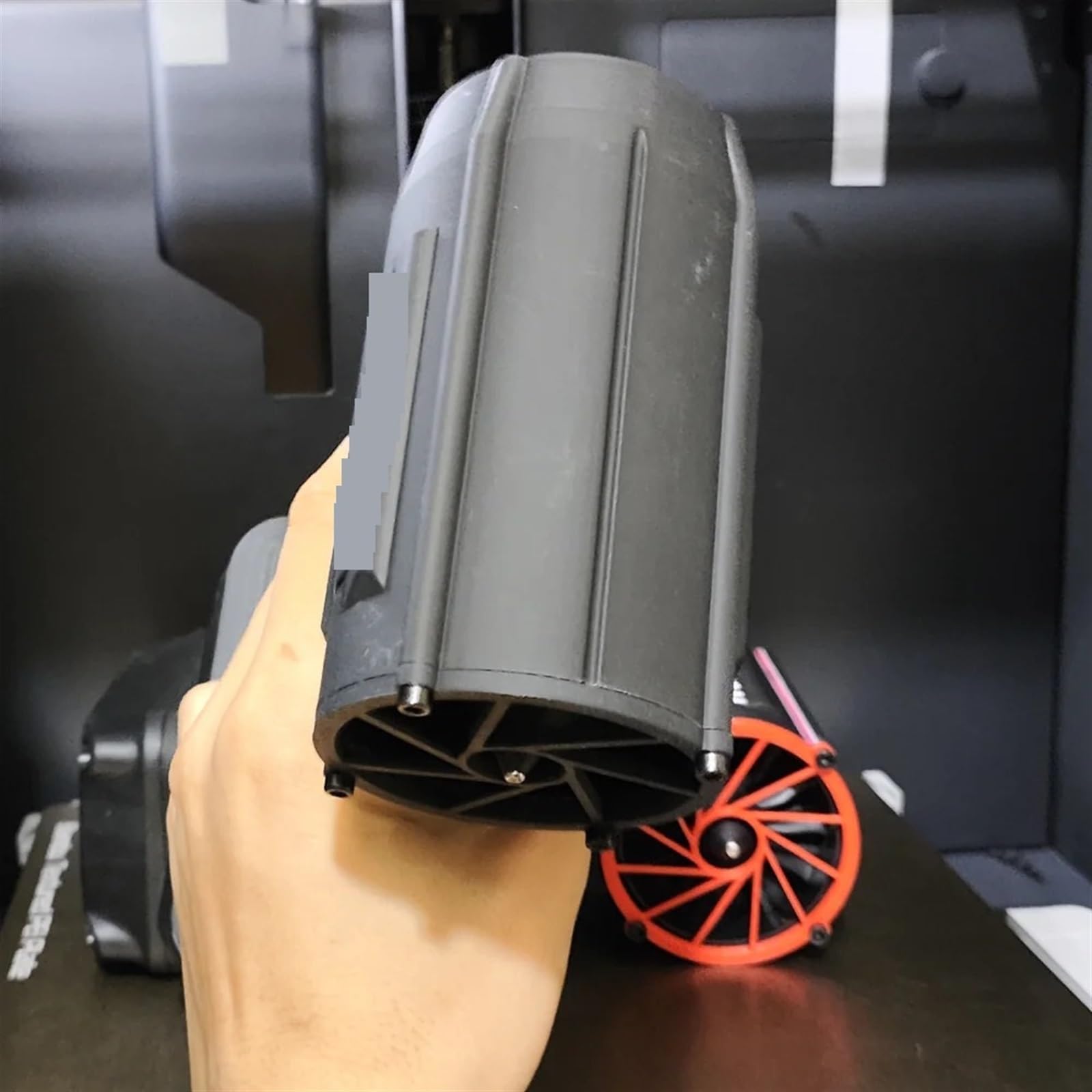 Soffiatore d'aria 130000 Pistola ad aria rotante for lavaggio auto Ventilatore turbo a getto Ventilatore elettrico portatile for rimozione neve Asciugatrice ad aria