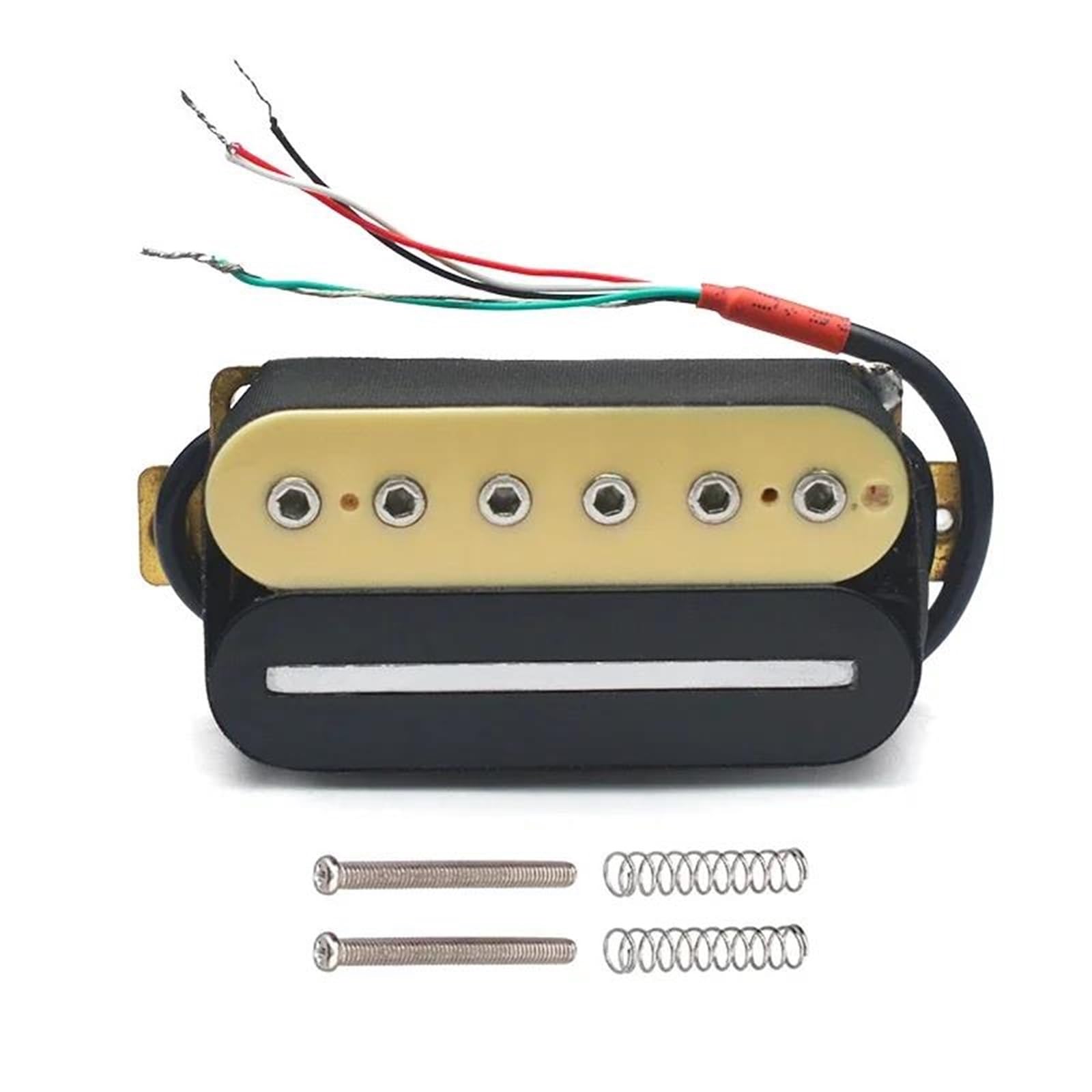 Pastillas De Guitarra Eléctrica Humbucker Para Guitarra Eléctrica | Hoja y tornillo hexagonal que ajustan la pastilla de guitarra de doble bobina con 4 cables de conducta/división de bobina