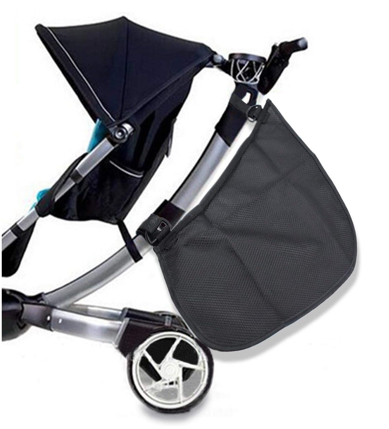ALASKA® 2 Pack Baby Stroller Side Sling Bag, Black - Image 3 thumbnail