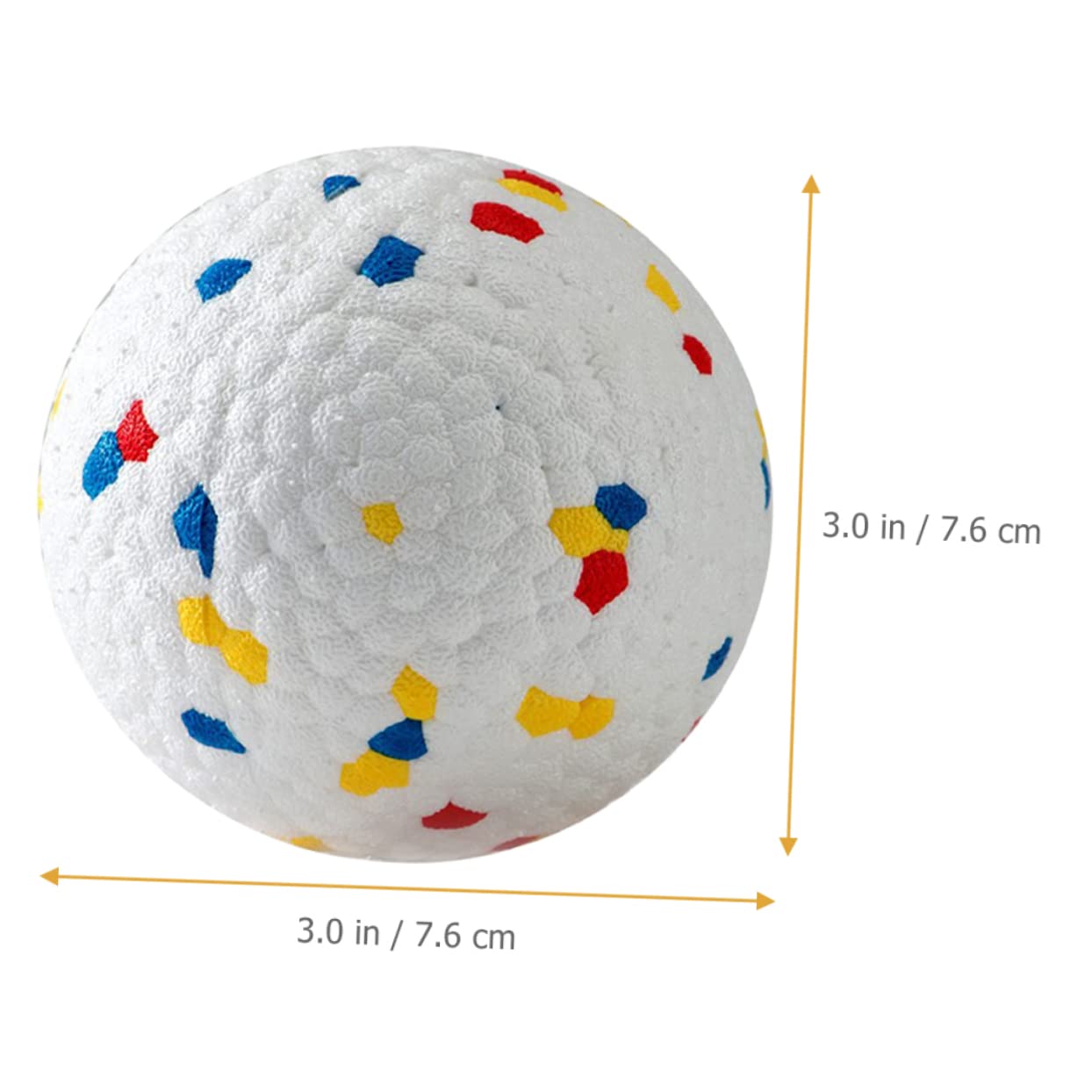 YARNOW 6pièces Balles Rebondissantes pour Chiens Jouets à Mâcher Et Résistants pour Chiots pour Intérieur Et Extérieur