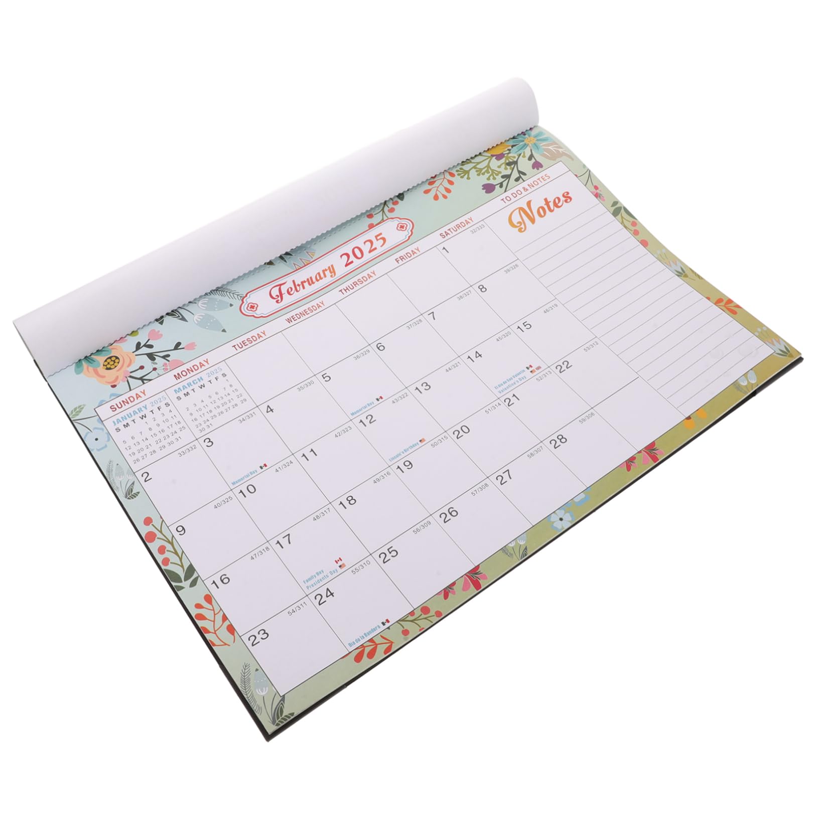 TEHAUX 3piezas Calendario De Pared Familiar Inglés Calendario Mensual Colgante Para Oficina y Hogar Planificador De Actividades Diseño Original y Espacio Para Notas