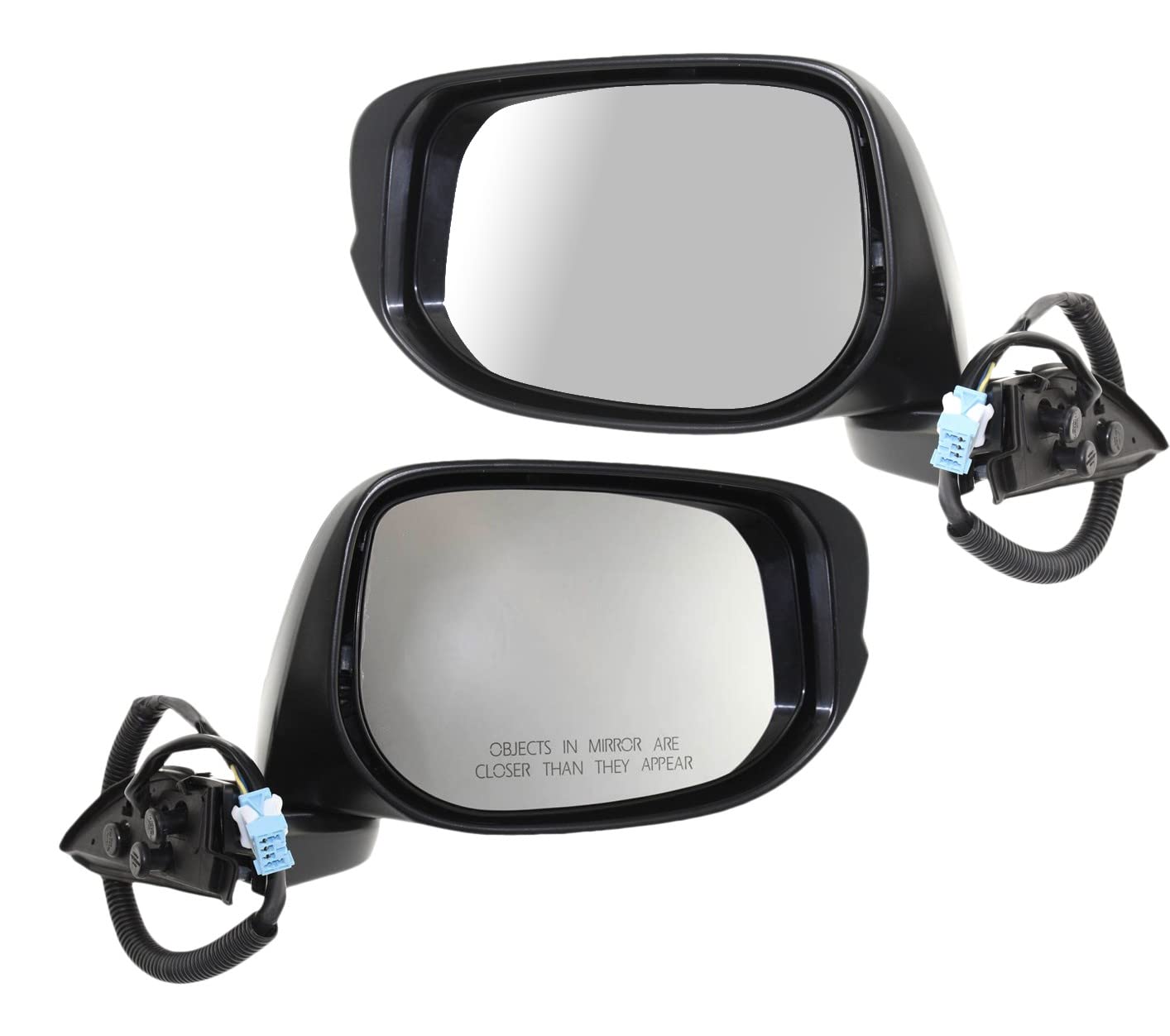 Garage-Pro Driver & Passenger Side Power Mirrors for Honda Fit 2009-2014 Paintable