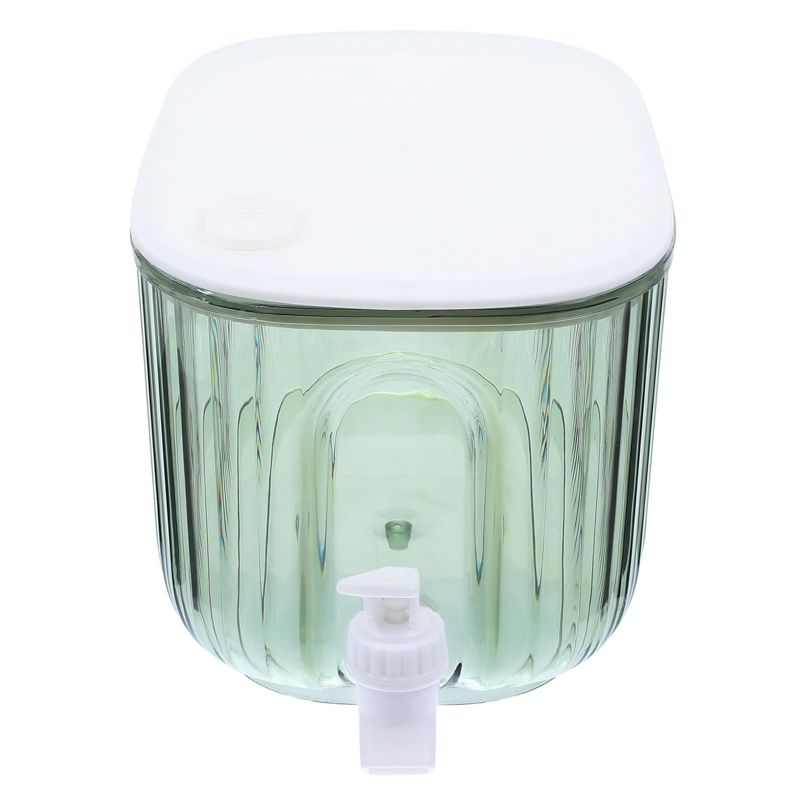 Distributeur de boissons 4l plastique vert robinet évitant les fuites et le désordre