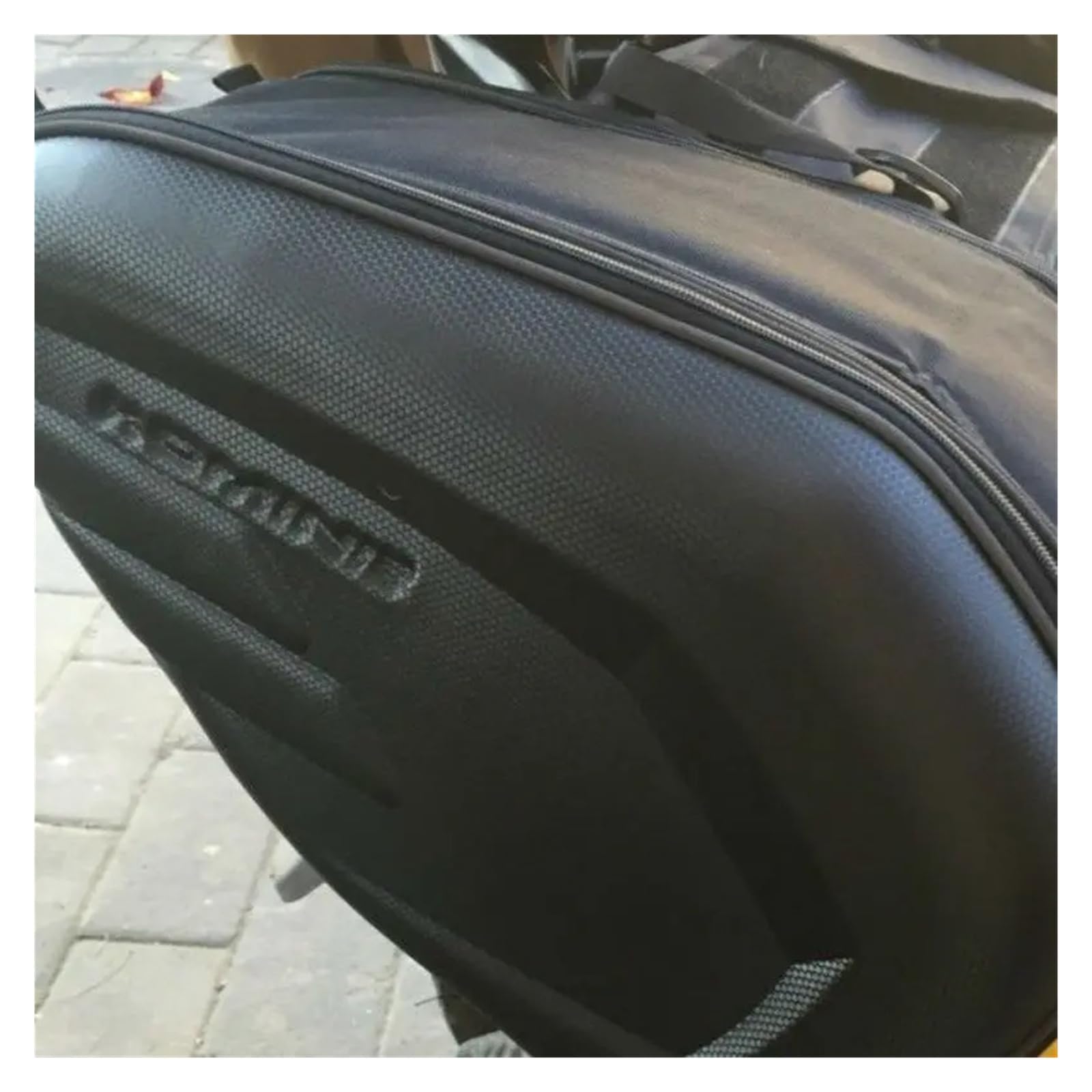 Borsa Per La Sella Della Moto Laterali Impermeabili Per, Laterali Per Casco Posteriori Per Bagagli, Per Serbatoio Carburante(PU and Plate)