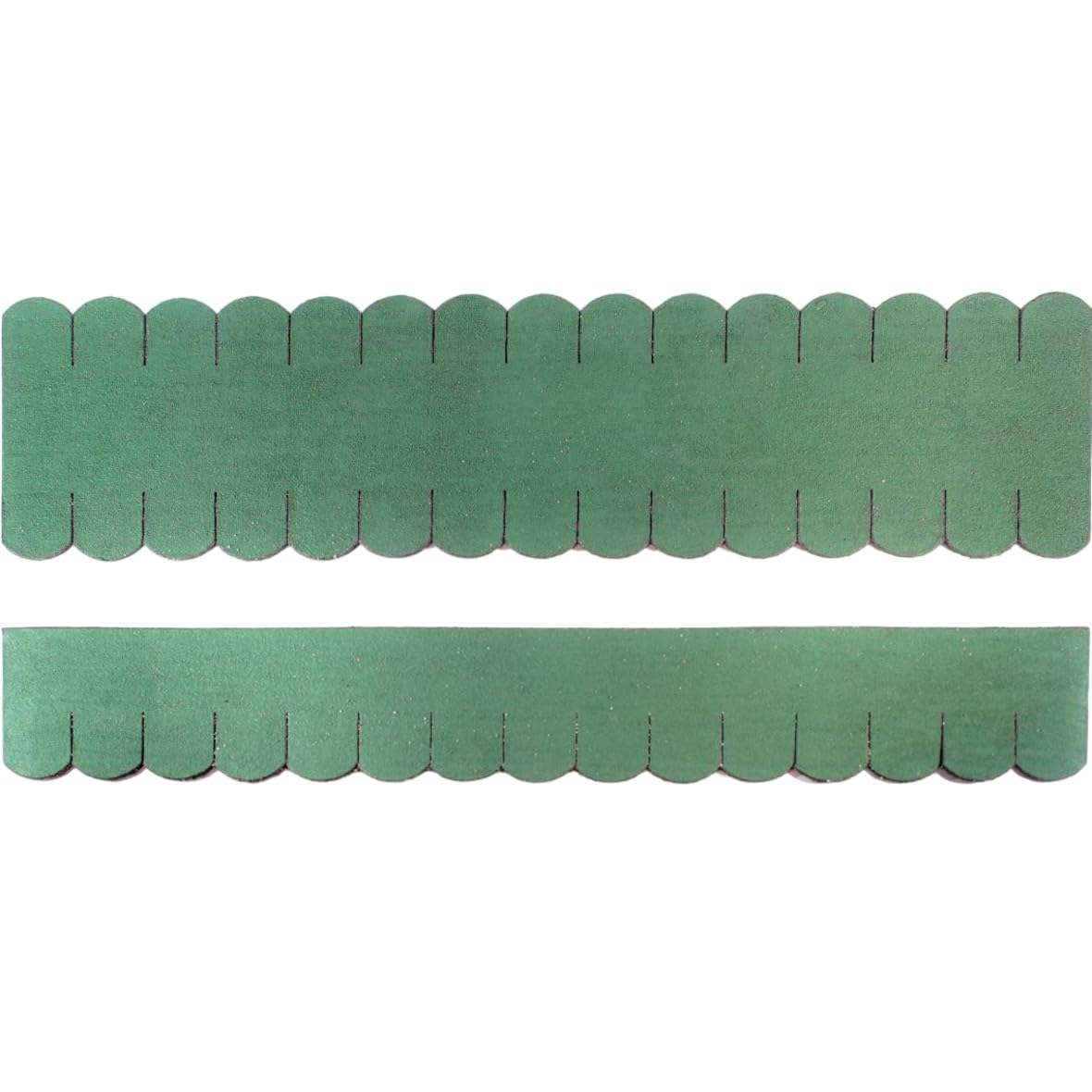 3 Sets Dachschindeln Biberschwanz (33 mm) grün 1,20 m² Manufaktur Martinshof Schindelstreifen, Biberschwanz, Dachdeckung hergestellt in der Werkstatt für behinderte Menschen