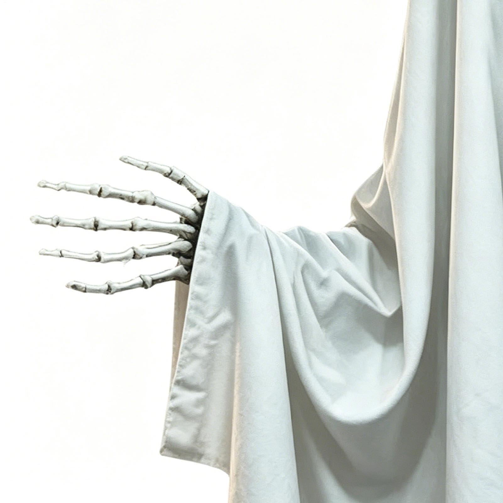Dekoracja halloweenowa 110 cm świecąca wisząca upiorna dekoracja zewnętrzna