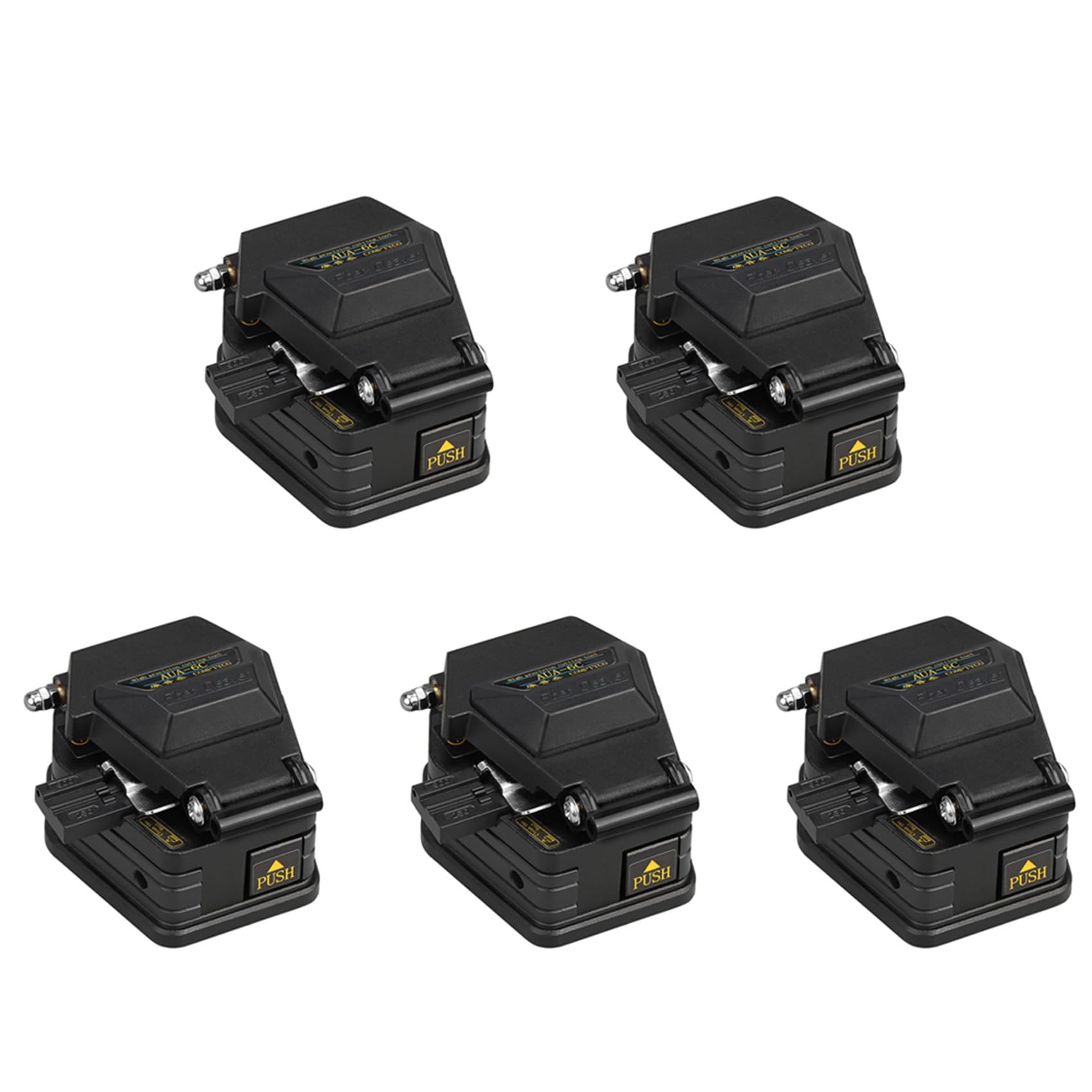 Jnchdghwa Black 5X Fiber Cleaver -6C Cable Cutting Knife Fttt Fiber Optic Knife Tools Cutter High Cleavers 16 Blade
