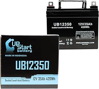 Topaz Batteries 12V 33AH Battery - Replacement for UB12350 Universal Sealed Lead Acid Battery (12V, 35Ah, 35000mAh, L1 Terminal, AGM, SLA)