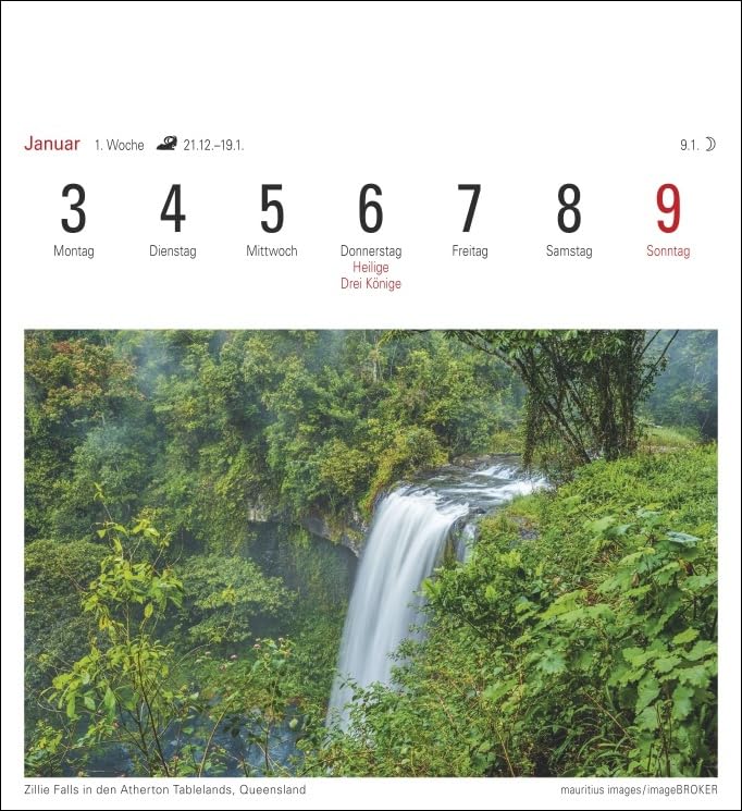 Australien Kalender 2022: Sehnsuchtskalender, 53 Postkarten