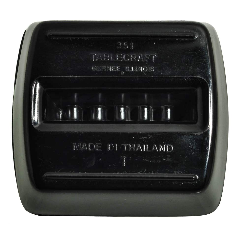 Tablecraft 351B-1 Black Square Ashtray