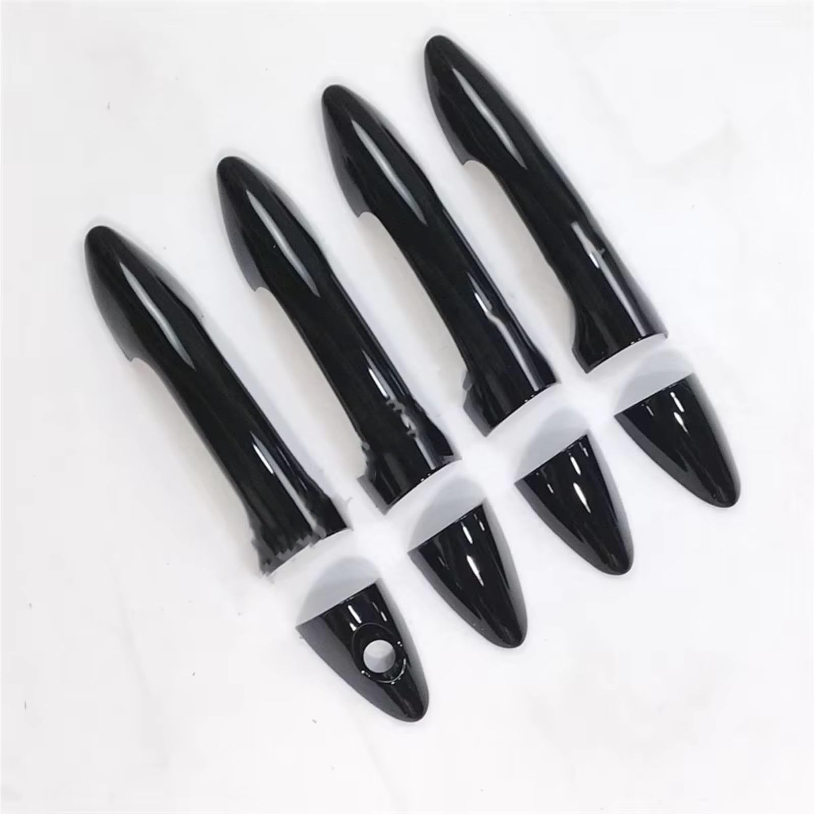 MAIEYTE car Handle Cover Compatible with Hyundai for Accent for Grand for Avega 2010 2011 2012-2016 Car Exterior Side Door Handle Cover Decoration Replacement
