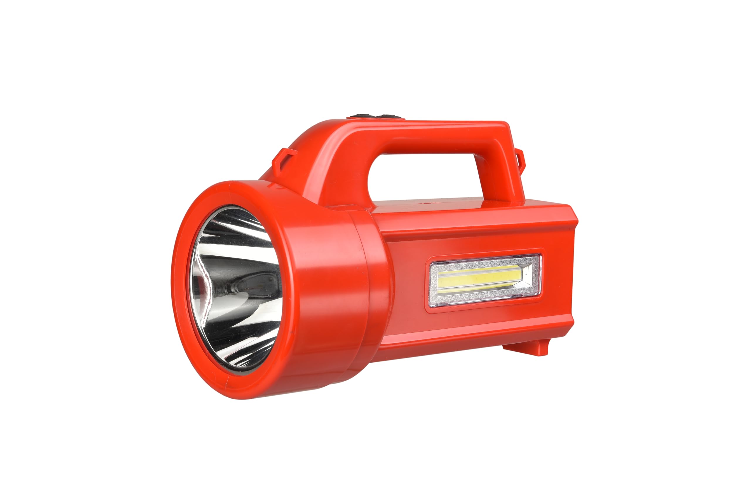 GLOBEAM Badal Kisan ABS Plastic High Lumen LED Rechargeable Torch with Side Emergency Light Powered by 4V 8Ah Battery with 10-12 Hours Backup-image-38