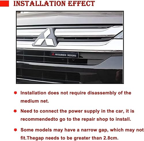 Miniatura 3 de Logotipo de automóvil con luz LED para rejilla delantera, emblema de rejilla delantera, accesorios de calidad iluminados, emblema iluminado con