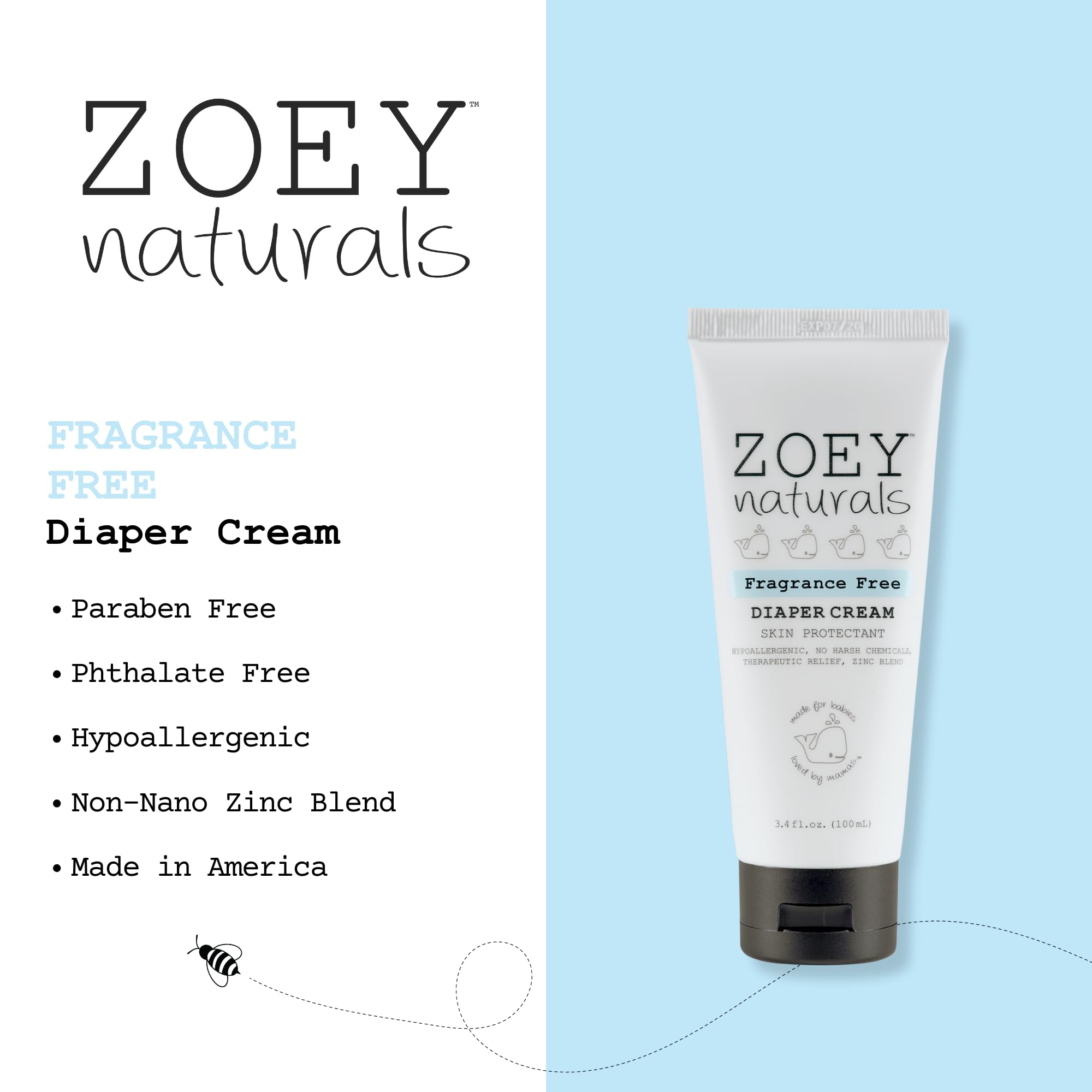 Amazon.com: Zoey Naturals Baby Diaper Cream - Pediatrician