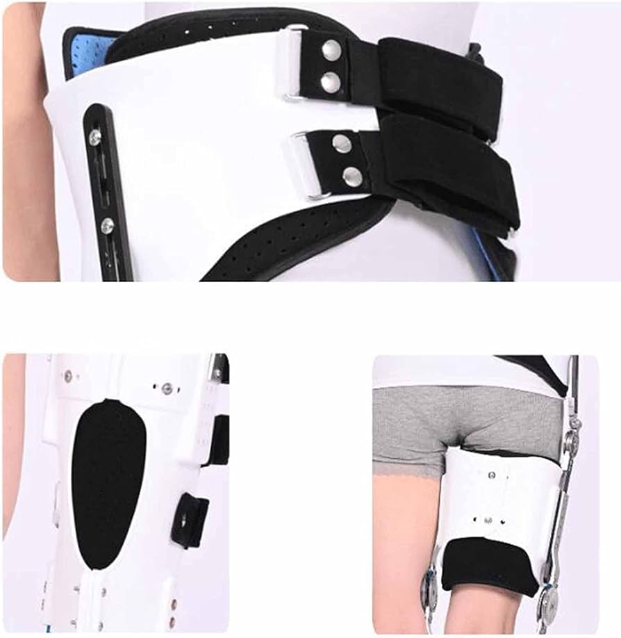 Amazon.co.jp: 膝足首足固定装具、快適なヒンジ付きヒップニーブレース Amazon.co.jp: 膝足首足固定装具、快適なヒンジ付きヒップニーブレース