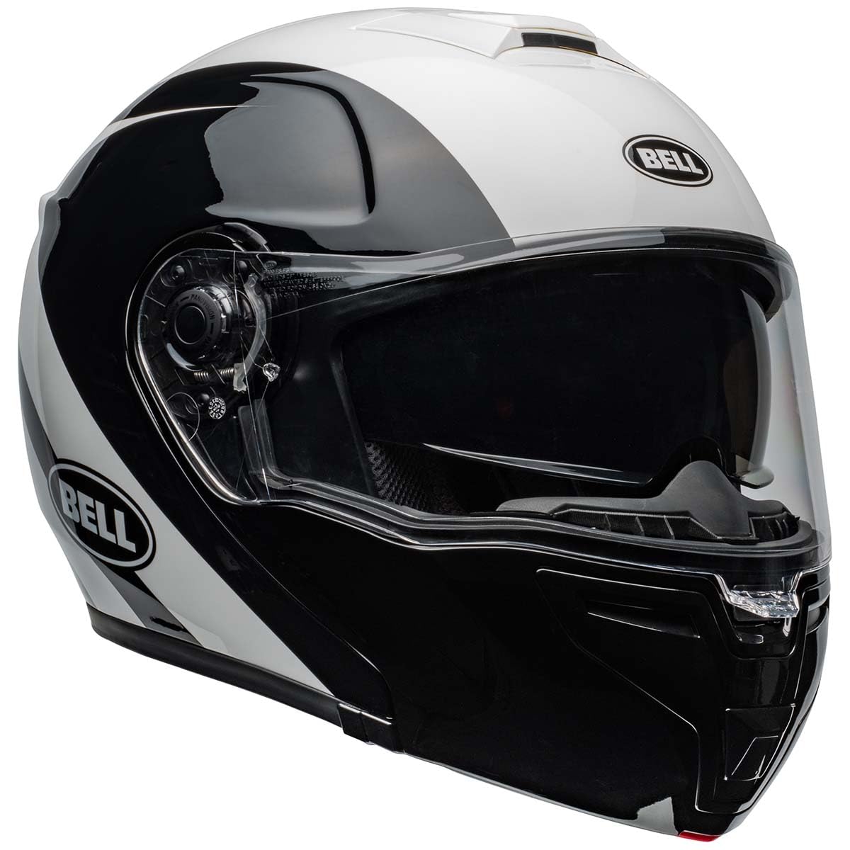 Amazon.com: BELL SRT Modular Helmet (Gloss Velo White/Black 