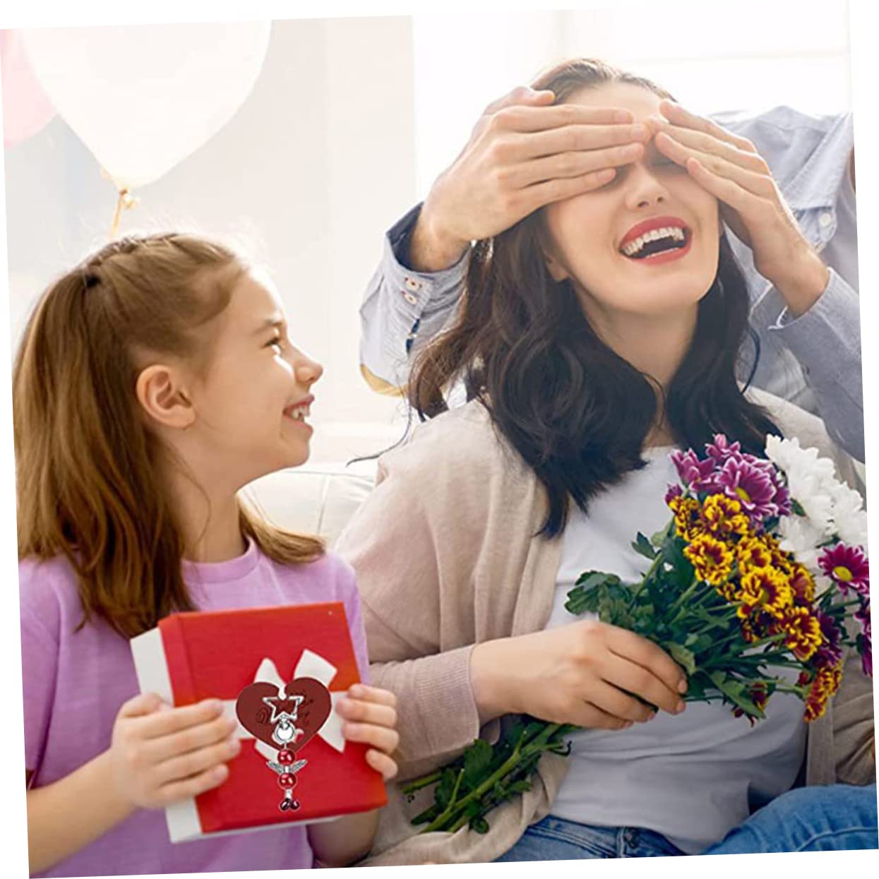 KOMBIUDA 60 Sets Engel Schlüsselanhänger Tasche Dekorationen Kreative Schlüssel Mit Tag Für Hochzeit Baby Dusche