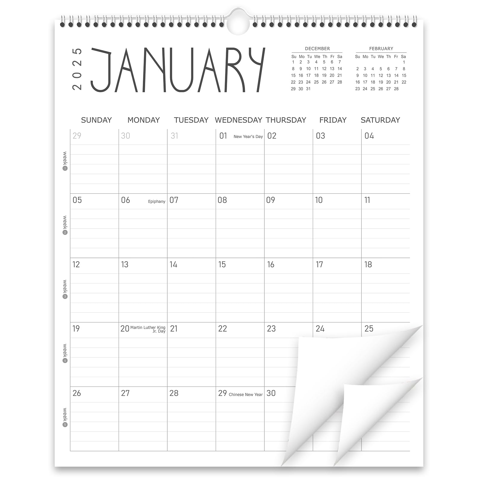 GuassLee 2025 Girl Boss Wall Calendar 18-Month Vertical Wall Calendar From 2025 Jul 2026 Dec 14 X 11 Hanging Monthly Planner Wall With Motivational Quotes For Tired Women Home Ofiice Organizing - View #6