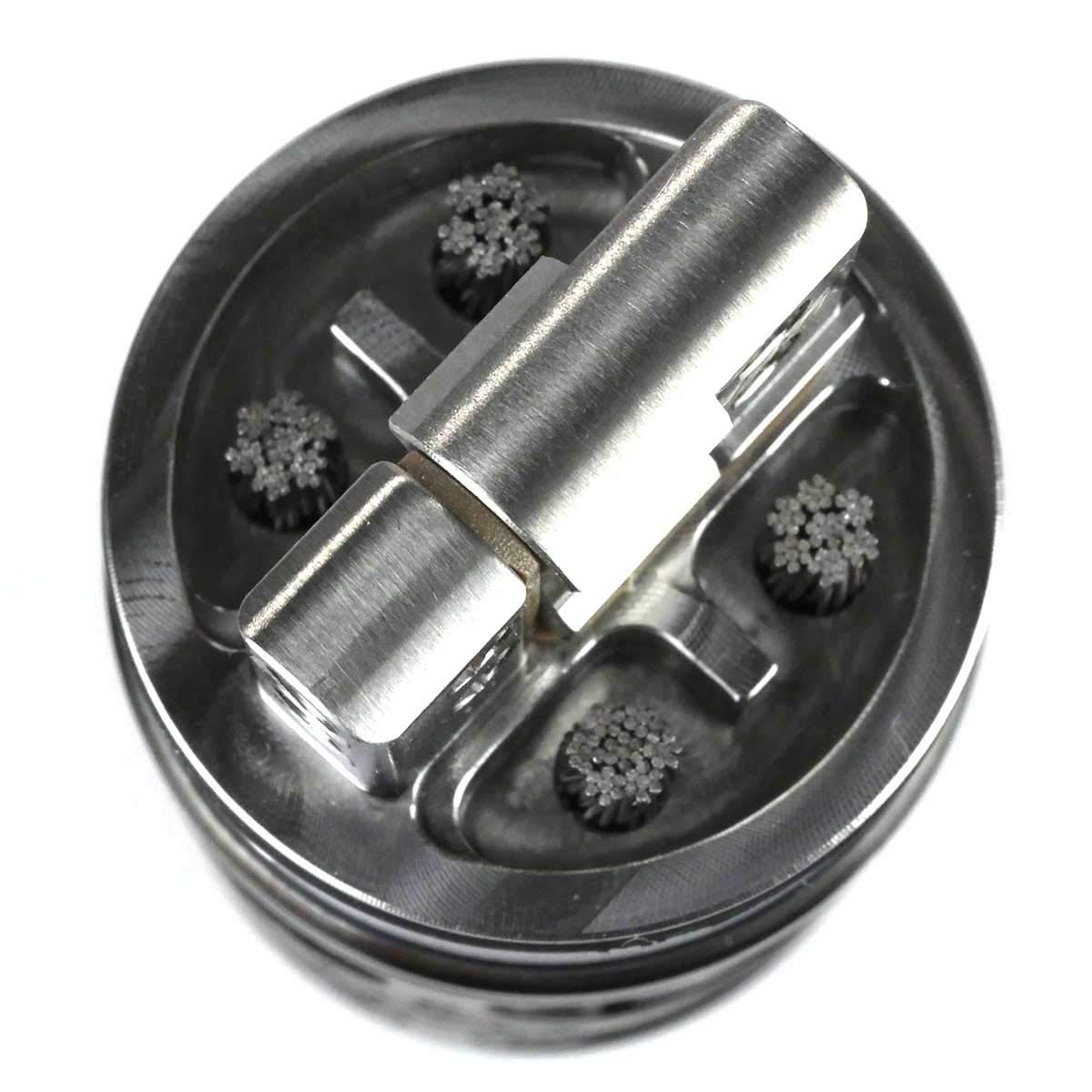 VapeFly Brunhilde RTA Clearomizer 8 ml, Durchmesser 25 mm, Verdampfer für e-Zigarette, gunmetal