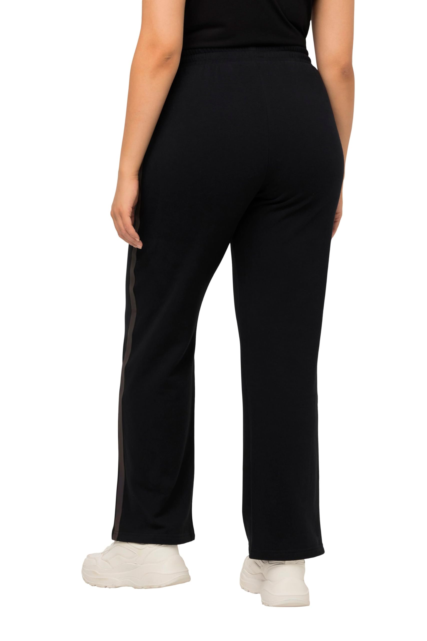 Ulla Popken Pantalon de Jogging À Rayures Réfléchissantes Femme