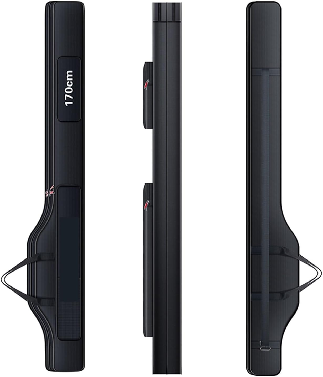 PETRELS Fishing rod bag 170cm Fishing Bag Portable Folding Fishing Rod Reel Bags Fishing Pole Gear Tackle Tool Carry Case Storage