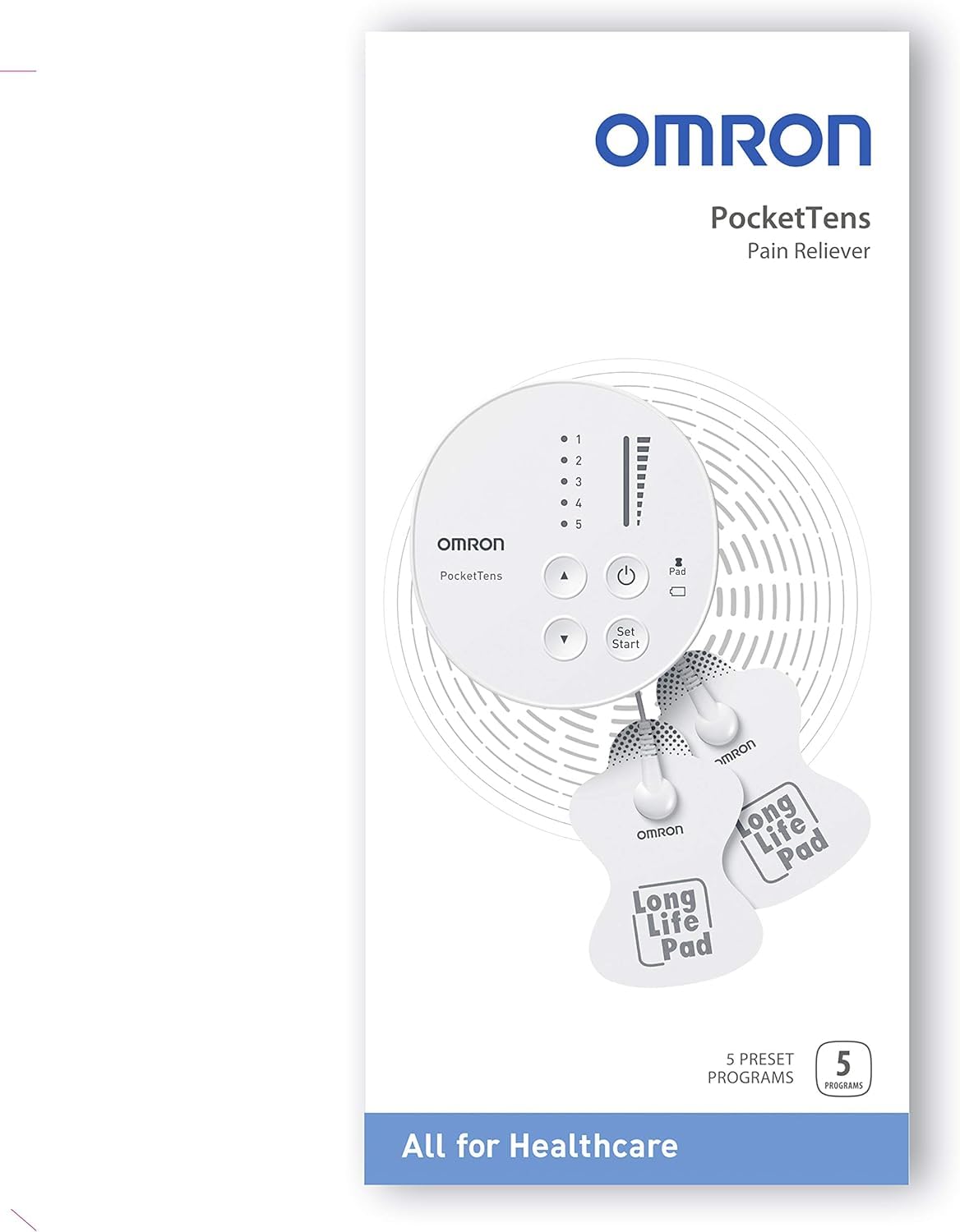 OMRON PocketTens mobiles TENS-Gerät zur Schmerzbehandlung