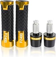 Vista 11 de Para Y&AMAHA FZ400 1986 1987 1988 aluminio motocicleta accesorios manillar mano mano barra extremo tapa 7/8 "22MM FZ 400 FZ-400