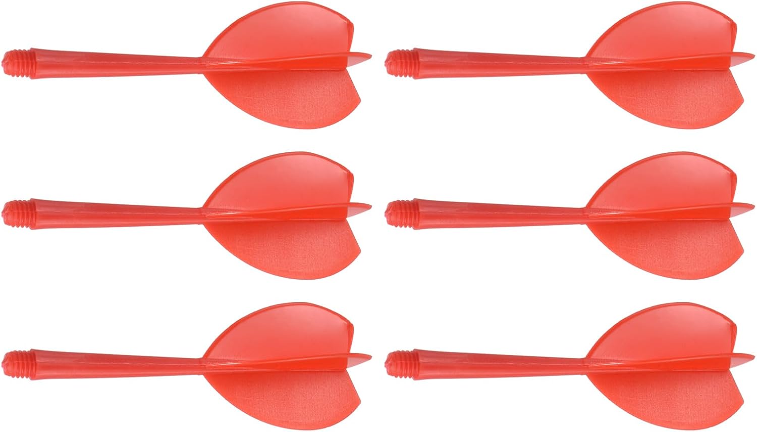 YOKIVE Integrated Dart Shaft Flights, Indoor Outdoor Plastic Darts Flights Set | Home, Club, Camping