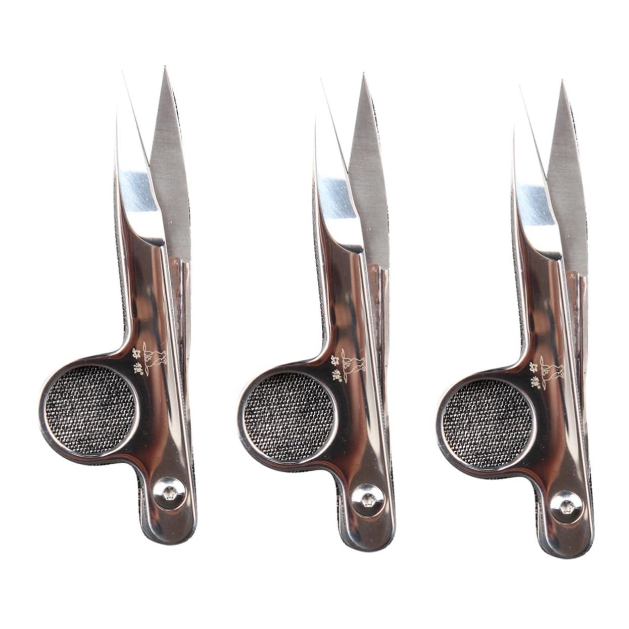 Operitacx 3pezzi Forbice Da Cucito Acciaio Inossidabile Per Punto Croce Utensile Pratico Per Ricamo e Per Facile Trasporto e Manico Ergonomico