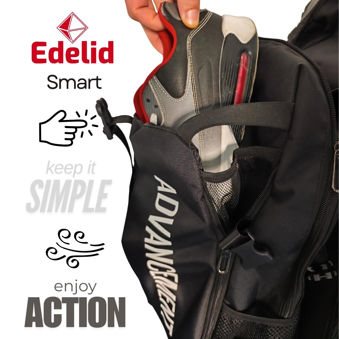 Advancement - mochila hyrox con zapatillero, mochila Deporte, Alta Resistencia, Compartimento Smart, bolsa Gimansio unisex mujer y hombre, versátil para crossfit, gym, padel, futbol, Basquet... - 4