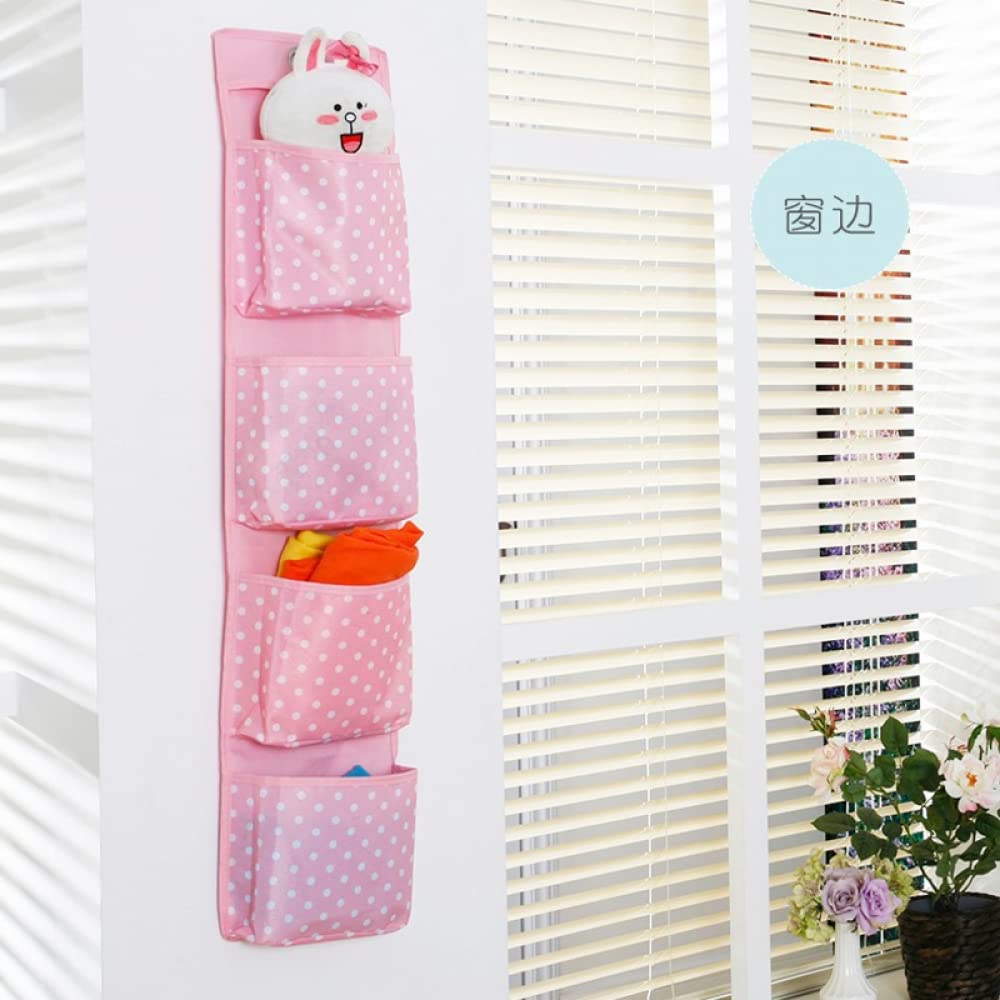 YXSH Organizador Colgante De 4 Capas, Calcetines De Rejilla Múltiple Ropa Interior De Juguete Llaves Clasificación Almacenamiento Bolsa Puerta Armario para Colgar En La Pared Multiuso