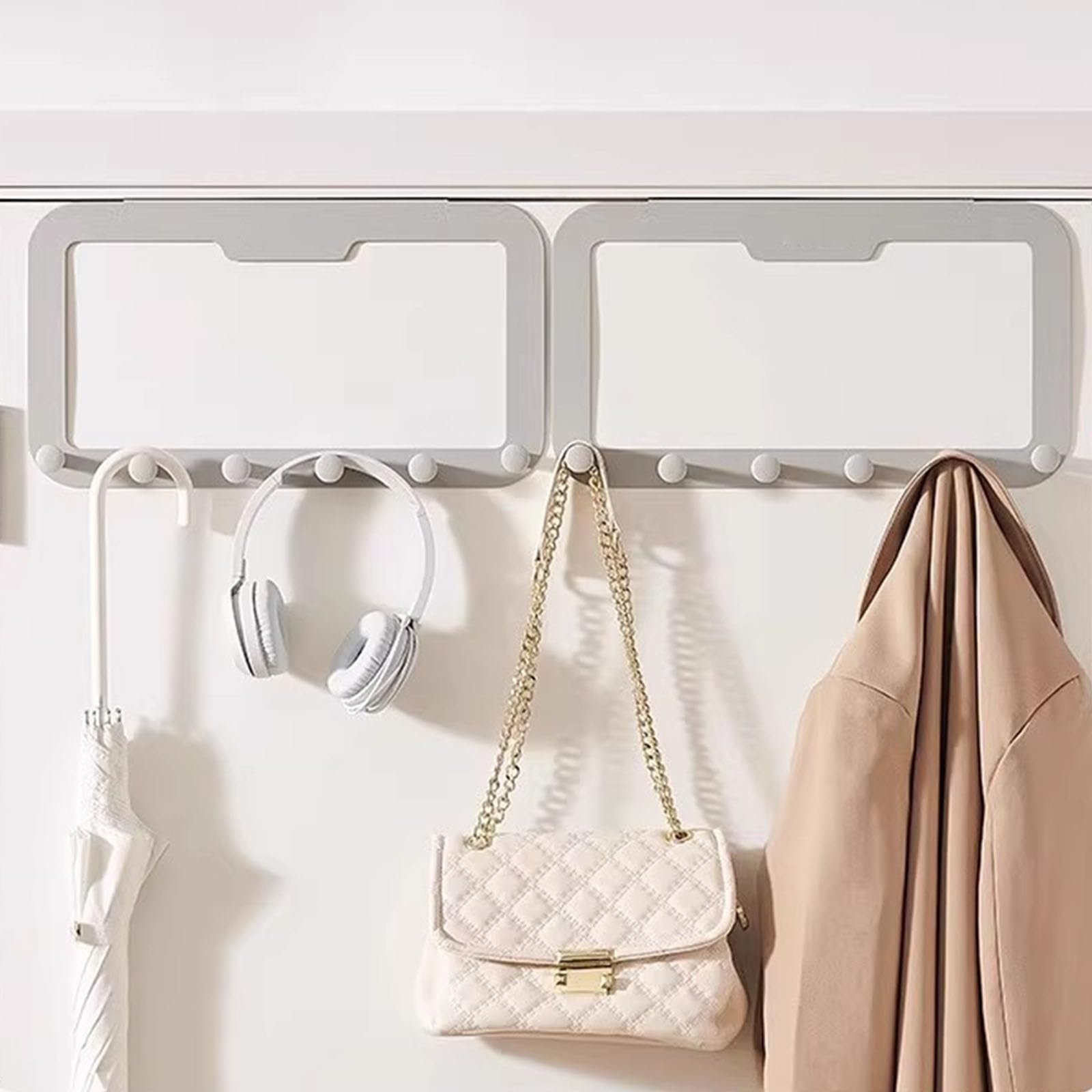 PANGBOER Gancho adhesivo resistente para puerta, colgador multifuncional para colgar ropa, toallas y sombreros en cualquier habitación, gancho para decoración del hogar