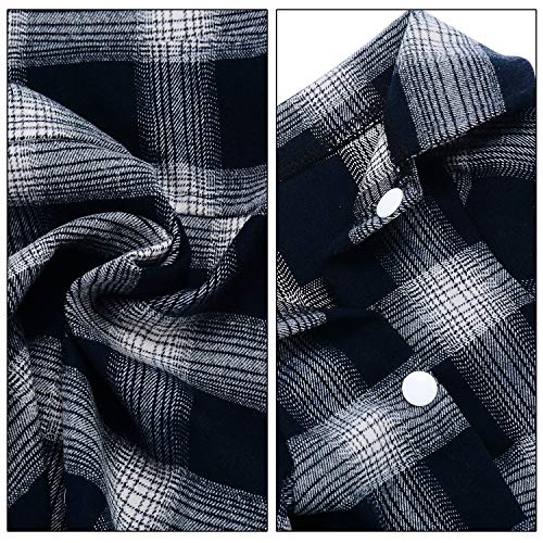 Koneseve-Dog-Shirt-Pet-Plaid-Polo-Clothes-Shirt-Cat-T-Shirt-Sweater-Matching-Breathable-for-Small-Medium-Large-Dogs-Cats-Puppy-Soft-Adorable-Casual-Cozy-Halloween-Thanksgiving-Christmas-Costumes