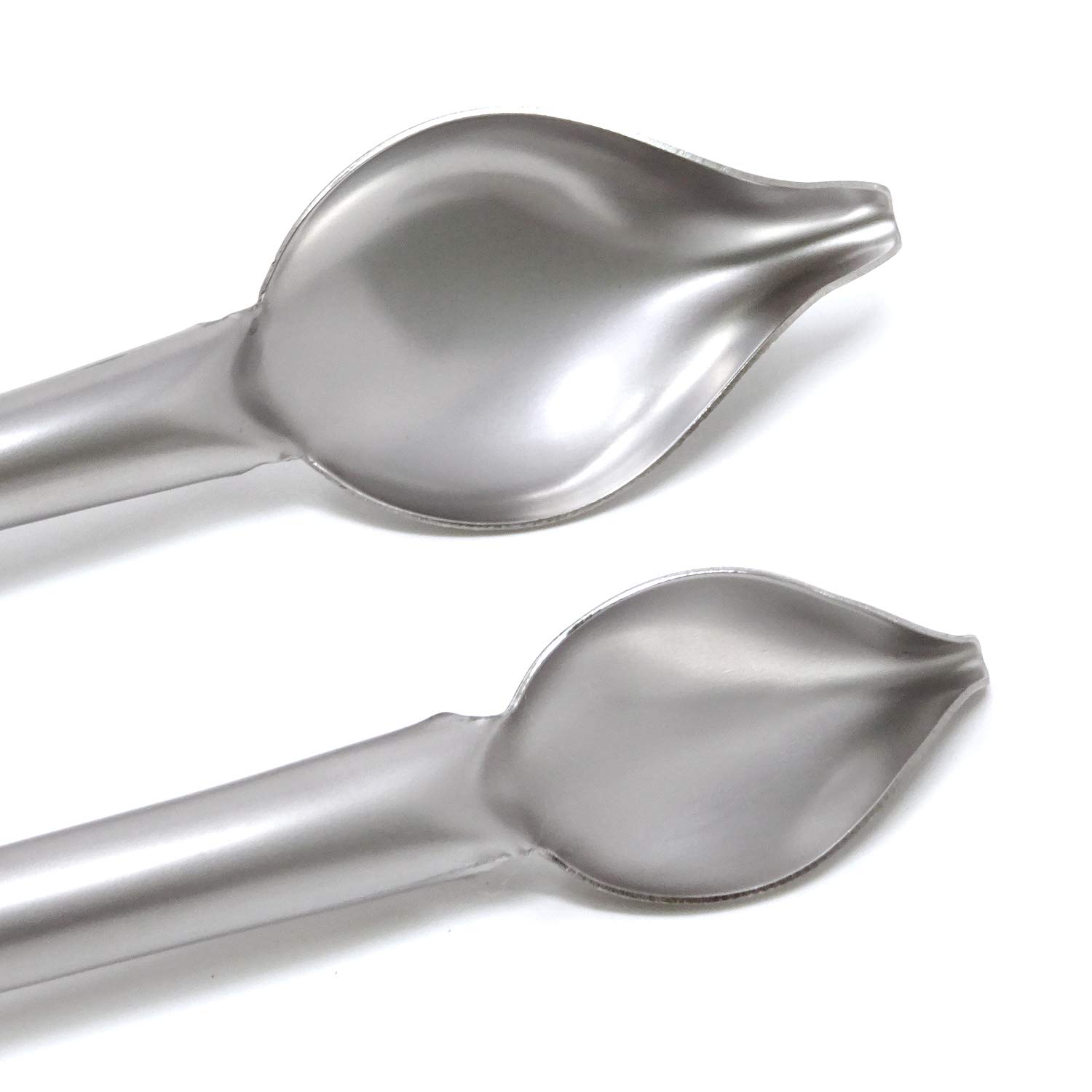 Honbay - Cucharas de acero inoxidable para decoración de platos, 2 unidades
