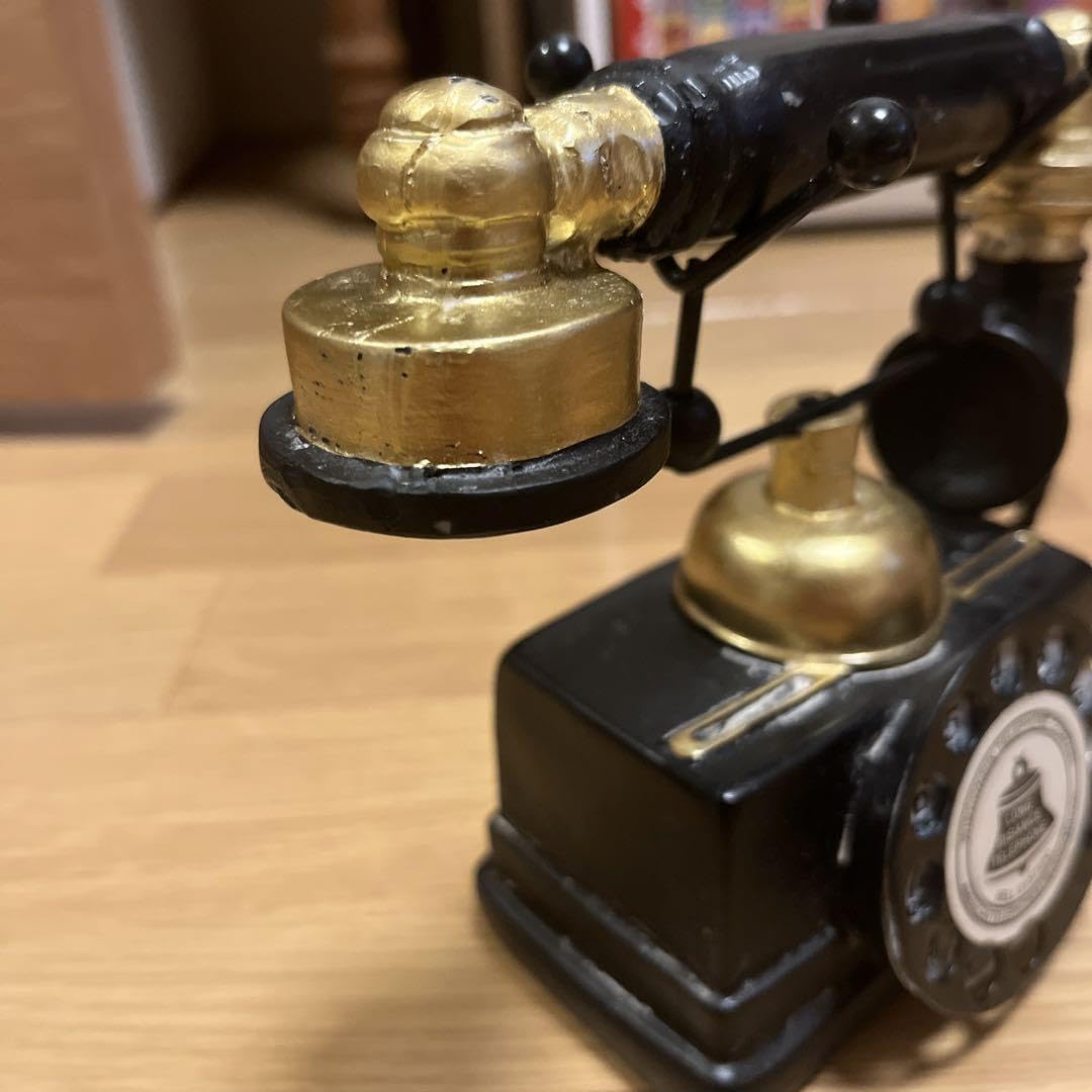 Amazon.co.jp: サリュのアンティークテレフォン antique telephone 黒