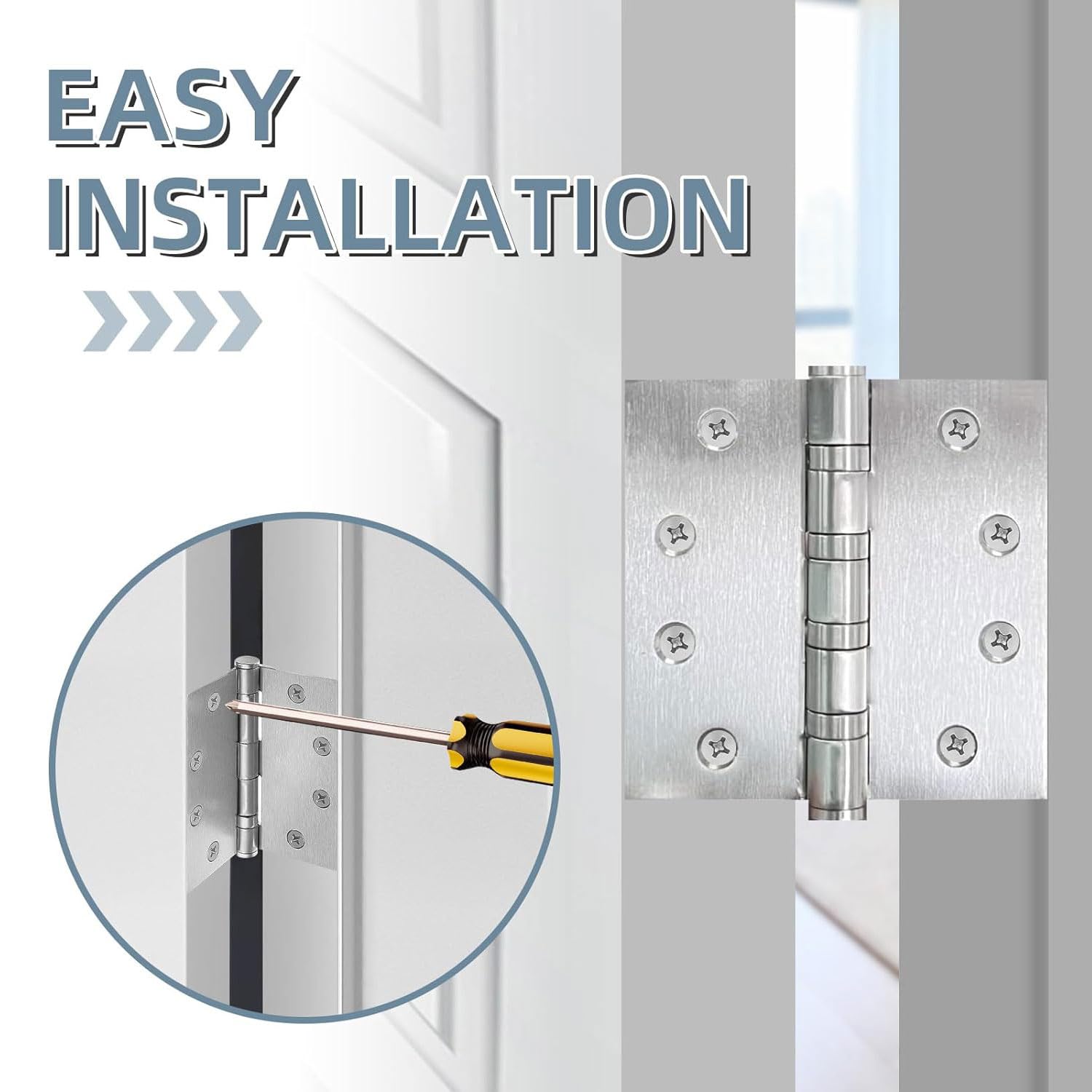 Cerniera Acciaio Inossidabile Cerniera A Bilico 360 Gradi In Acciaio Inox Per Porte - Cerniera Girevole Per Porte Di Edifici Cerniera Acciaio Inox Porte