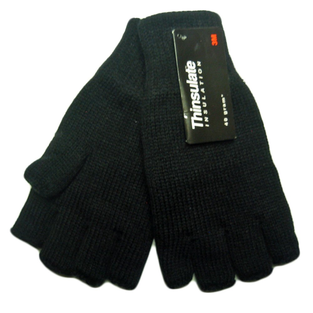 thinsulate handschuhe fingerlos Fingerlose für Erwachsene, Einheitsgröße, Schwarz Fashion YGroup_B020026 Design Baguettebag:Gallinas TOMMY HILFIGER Fingerhandschuhe in