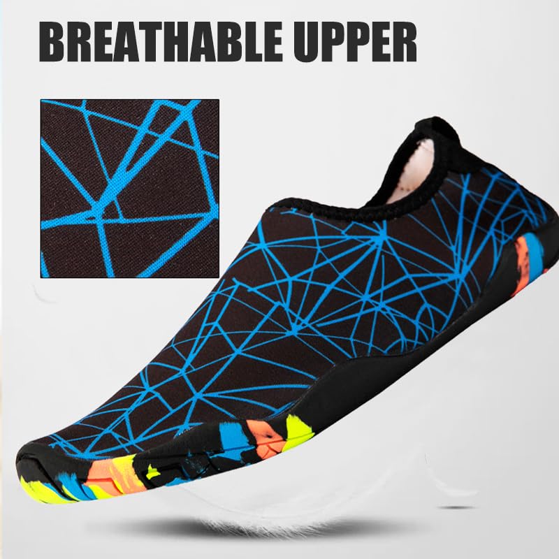 Water Shoes Barefoot Quick-Dry Aqua Yoga Socks Slip-on Swimming Shoes for Men Women Beach4