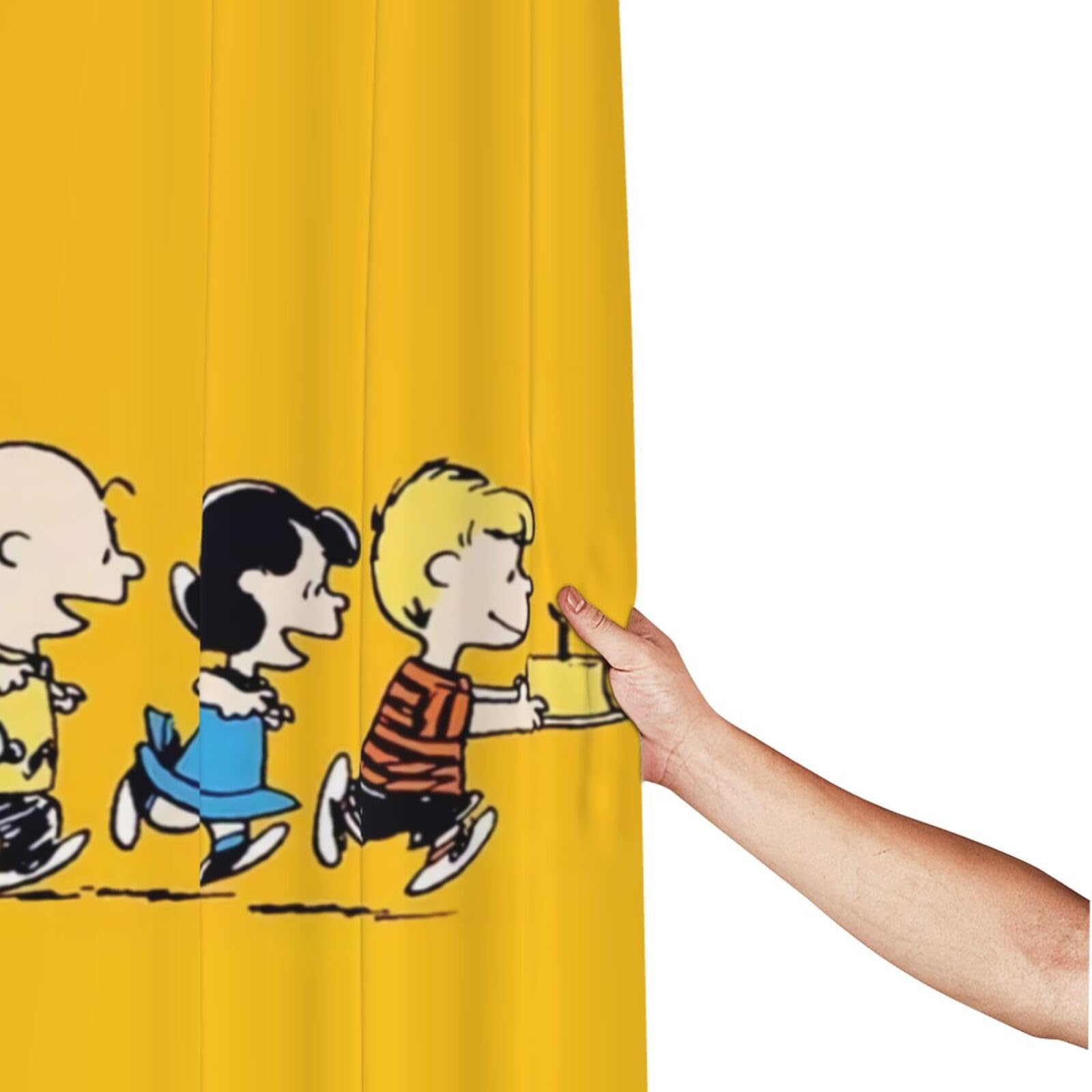 Amazon｜シャワーカーテン スヌーピー Snoopy おしゃれ 防水 防カビ