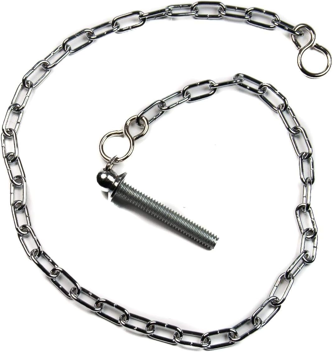 Bath Chain Chrome Plated with Stay 450mm 18" Long Plug Chain