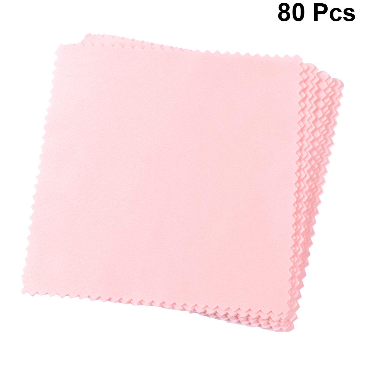HOMSFOU Mikrofaser Reinigungstücher 10X10 Cm 80 Stück Brillenputztücher Für Brillen Kamera Objektive Schmuck Und Bildschirme Ohne Streifen Und Kratzer