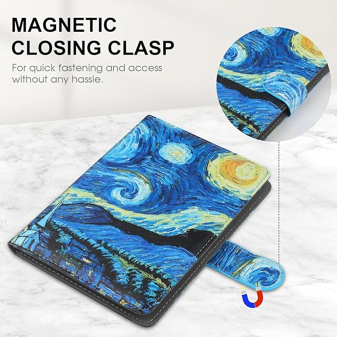 Étui Universel Pour Kindle 6.8''/7'' Et EReader - Housse Avec Support, Dali Rose - Compatible Pocketbook, Tolino, Kobo, Sony