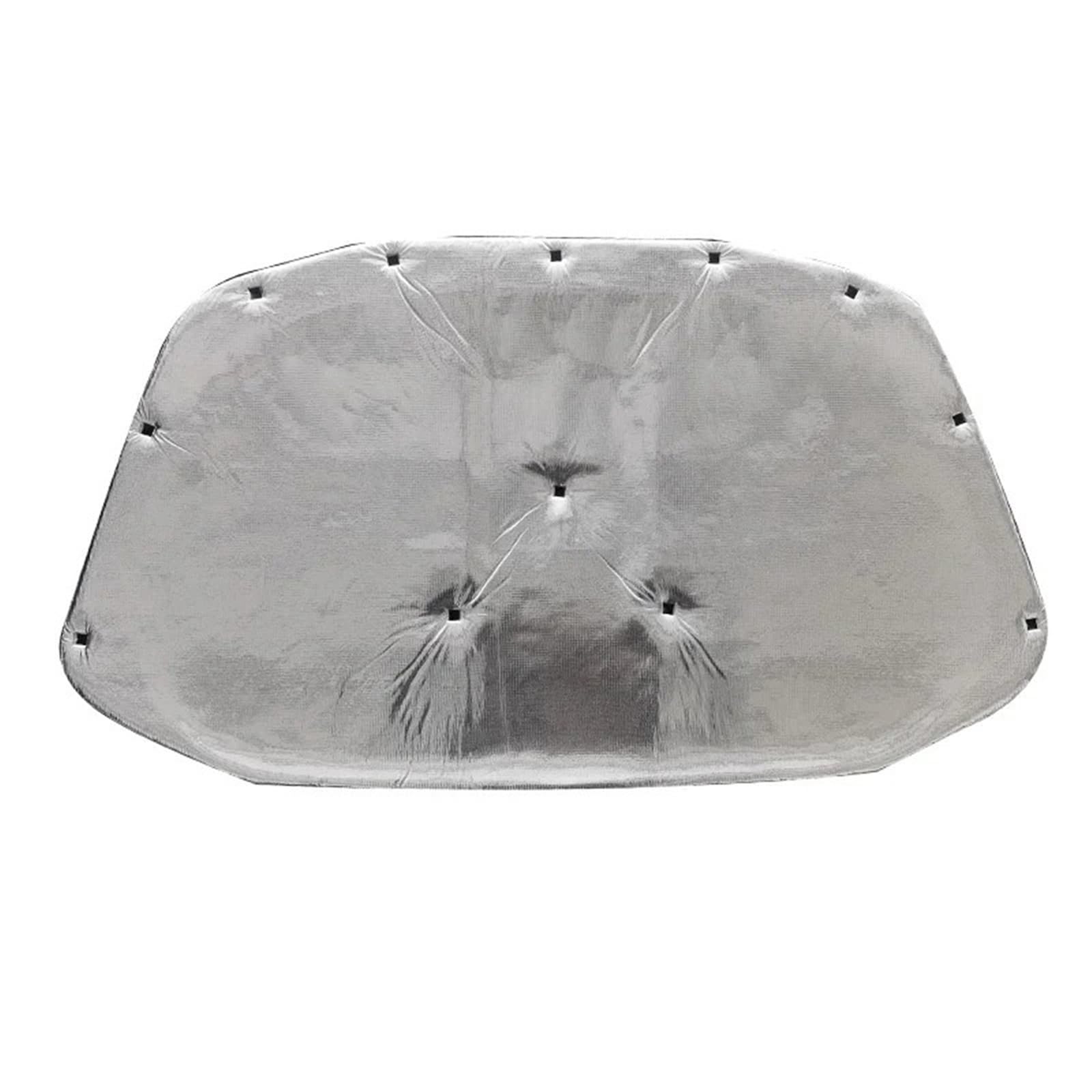 Ltusgt All Aluminum Foil Car Hood Insulation Pad For Skoda For Octavia For A5 2007-2015 Auto Engine Hood Sound Heat Insulation Cotton Soundproofing Cover Car Accessories(All Aluminum Foil)