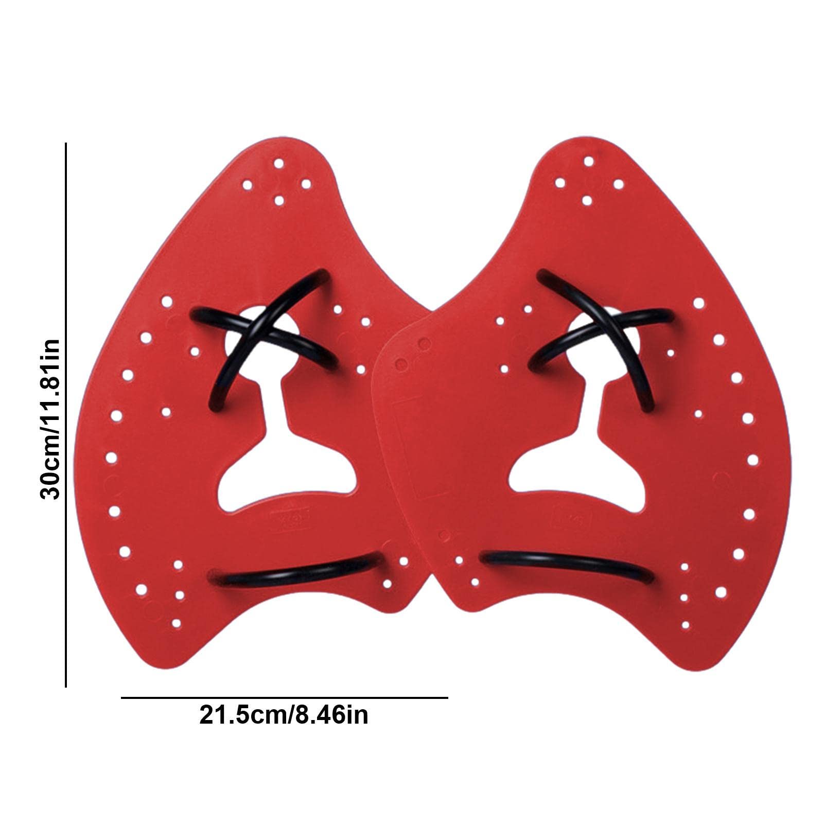 Paletas de natación ergonómicas con múltiples agujeros suaves para natación de regazo