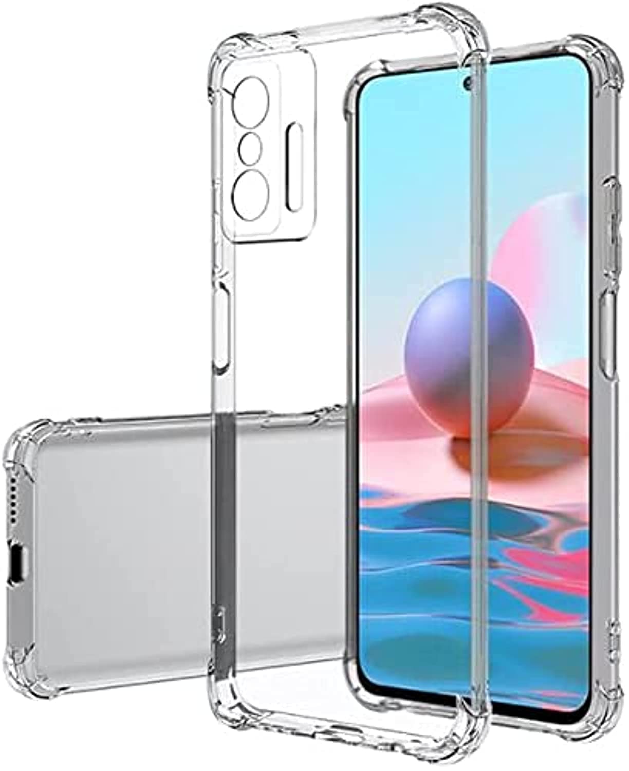 Emodil Case for Xiaomi 11T / Xiaomi 11T Pro Case Cover Back Air Cushion Soft Silicone Shockproof Anti-Scratch Protective Bumper Shell Corner for Xiaomi Mi 11T / Xiaomi Mi 11T Pro by Emodil ®