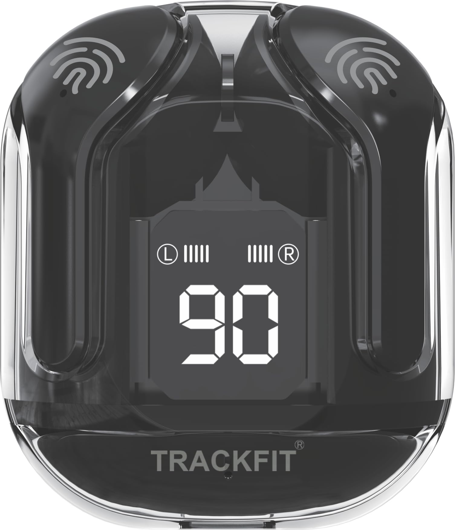 TrackFit VOIZE 101 Digital Display Indicator, 45 Playtime, Water and Sweat Resistant (Black)-image-40