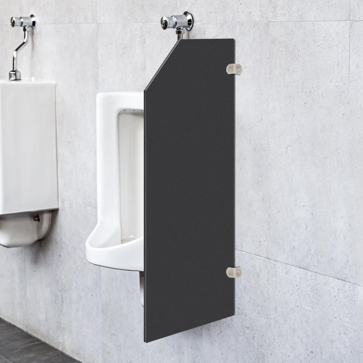 Mampara Impermeable para urinario de baño Masculino - Separador de Inodoro de Montaje en Pared con Kit de instalación, Barrera Duradera para Mayor privacidad, 1 Unidad