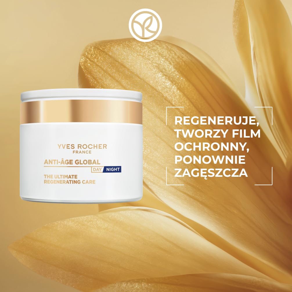 Yves Rocher Anti-Âge Global Krem Regenerujący Anti-Aging Dzień Noc – 75 ml