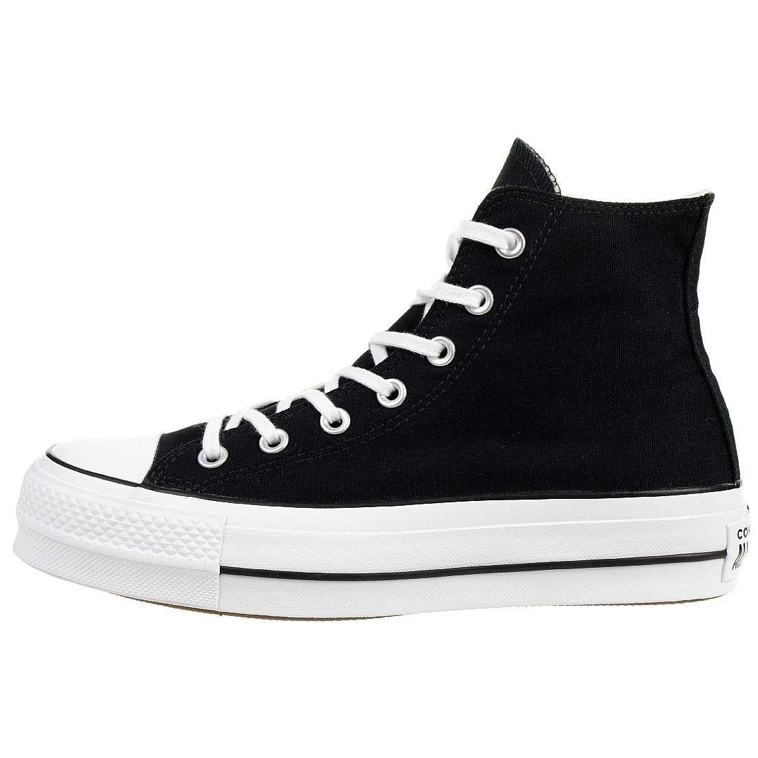 Converse Hi Platform 560845C Nero Bianco